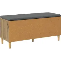 vidaXL Hallenbank Artisan Eik 100 x 38 x 46 cm