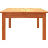 vidaXL Salontafel Max Braun, 110 x 50 x 30 cm, massief grenenhout
