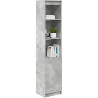 vidaXL Highboard 37,5x35x180 cm spaanplaat betongrijs