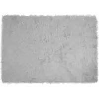 vidaXL Tapijt van imitatie schapenvacht TAFALLA Grijs 140 x 200 cm