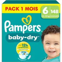 Pampers Baby-Dry Luiers Maat 6 – Maandbox 148 Luiers