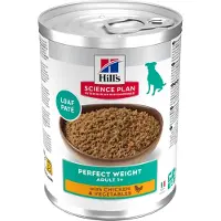 Hill's Pet Nutrition Science Plan Perfect Weight - Adult - Kip & Groenten - Blik