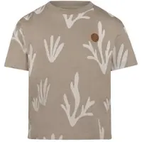 Koko Noko T-shirt beige Jongens Katoen Ronde hals All over print - maat 104