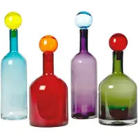Pols Potten Bubbles & Bottles Multi Karaffen Set van 4
