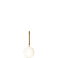 Nuura Hanglampe , Miira 1, dimbare, Goud / Messing, Woonkamer, Glas, Designer