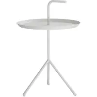 HAY Dlm Tafel Ø38 Cm Wit - Salontafels Gepoedercoat Staal White - AA690-A369-AA56