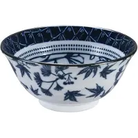 Tokyo Design Studio Flora Japonica Tayo Kom 50 Cl Gingko - Serveerkommen Porselein Blue - 16701