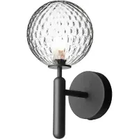Nuura Miira Wandlamp Rock Grey|Optic Clear