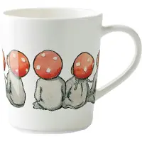 Design House Stockholm Children of the Forest mok met oor 40 cl Wit