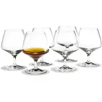 Holmegaard Perfection cognacglas 36 cl 6-pack Transparant