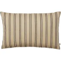 Ferm Living Sierkussen Twill Rectangular Cashmere / Black (60 x 40 cm)