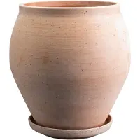 Bergs Potter Delphi pot met schotel 2-delig Roze, Ø26 cm