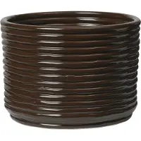 Ferm Living Corduroy Pot Carob Brown