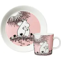 Arabia Liefde 30 jaar Moominmok & bord 2-delig