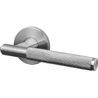 Buster + Punch Fixed Door Handle Linear | Steel