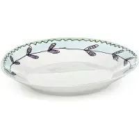 Serax Marni Midnight Flowers Blossom Milk diep bord D18cm H2.9cm roze / blauw