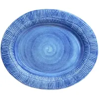 Mateus Stripes schotel 30x35 cm Lichtblauw
