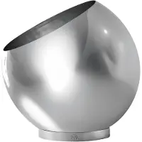 AYTM Globe Bloempot Ø37 cm | Silver