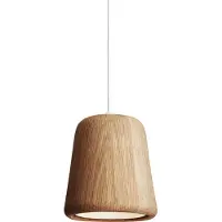 New Works Material Hanglamp Wit / - Hanglampen Eiken Oak - 20112