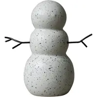 DBKD Snowman kerstdecoratie 11 cm Mole dot