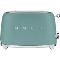 Smeg Broodrooster Emerald Groen TSF01EGMEU