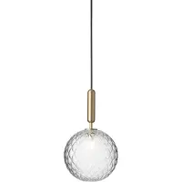 Nuura Miira 1 Hanglamp 200 Mm Messing / Doorzichtig - Hanglampen Glas Clear - 2033007