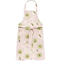 Marimekko Pieni Unikko schort Off white-pink-pear-sand
