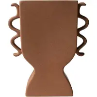 DBKD Platte vaas 25 cm Terracotta