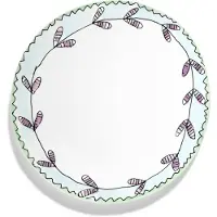 Serax Marni Midnight Flowers Blossom Milk plat bord D28cm roze / blauw
