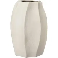 ERNST Vaas 23 Cm Natuurwit - Vazen Steengoed Offwhite - 270756
