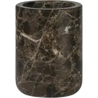 Mette Ditmer Marble Tandenborstelhouder Bruin - Tandenborstelhouders Marmer Brown - MARTUM01
