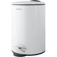 Blomus Pedaalemmer Tubo White 3 L