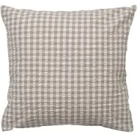 Juna Bæk & Bølge Kussensloop 50x60 Cm Grijs - Kussenslopen Biologisch Katoen Grey - 636465