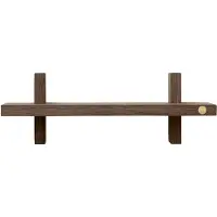 Andersen Furniture Treat wandplank single Smoked Oiled Oak, 34x12x11,2 cm