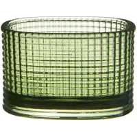 Orrefors Magica kaarsenhouder super ellipse 5 cm Groen