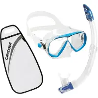 Cressi Estrella Vip Snorkeling Set Blauw
