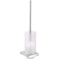 Keuco Edition 11 - WC-borstel met houder, mat glas/chroom 11164019000