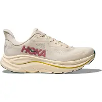 Hoka One One Loopschoen 'Clifton 10' lichtbeige / geel / petrol / rosa