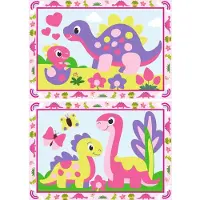 Ravensburger Schilderen op nummer: Kleurrijke dinosaurus schilderset voor kinderen