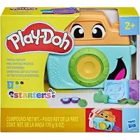 Play-Doh Fotoplezier Voor Beginners Speelset - Boetseerklei - Speelgoedcamera - 3 Potjes - Knutselen voor kinderen