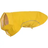 vidaXL Hondenregenjas met reflecterende strips polyester geel S