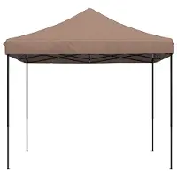 vidaXL Partytent Bruin 292 x 292 x 315 cm Oxford Stof
