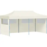 vidaXL Partytent Crème 291 x 580 x 315 cm Oxford Stof