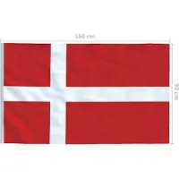 vidaXL Vlag Denemarken 90x150 cm