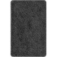vidaXL Antislip Badmat Donkergrijs 60 x 90 cm PP