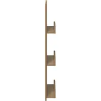 vidaXL Tijdschriftenrek Artisan Eiken 43 x 11 x 102 cm Bewerkt hout