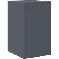 vidaXL Bestandkast Antraciet 44 x 50 x 74,5 cm Koudgewalst Staal
