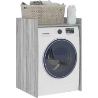 vidaXL Wasmachinekast Grijs Sonoma 67,5 x 62 x 97 cm Bewerkt hout