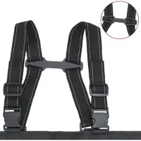 vidaXL Waadpak met laarzen en riem maat 42 zwart