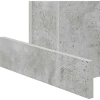 vidaXL Bijzettafel Beton Grijs 44,5 x 45 x 55 cm Bewerkt hout